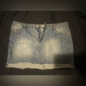 Refuge Blue Denim Skirt